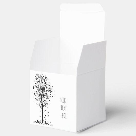 Herz-Tree Geschenkschachtel (Geöffnet)