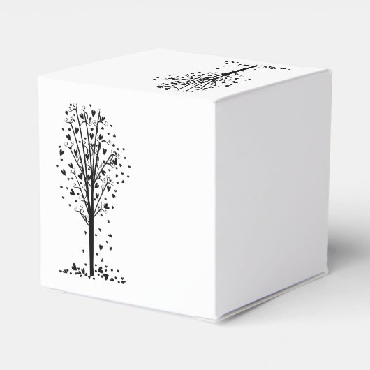 Herz-Tree Geschenkschachtel (Rückseite)