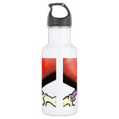 Herz Trinkflasche (Rückseite)