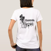 Herz-Tropfen-Wirbel T-Shirt (Rückseite)