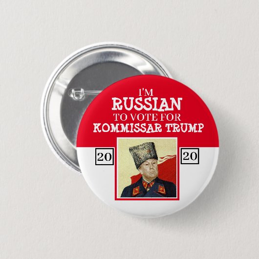 Herz Trump Button (Vorne & Hinten)