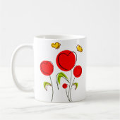 Herz-Tulips-Tasse Kaffeetasse (Links)
