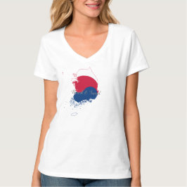 Herz u. das T-Shirt Seoul-Frauen