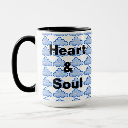 Herz-u. Soul-Schinken-Radio-Tasse Tasse (Links)
