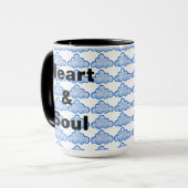 Herz-u. Soul-Schinken-Radio-Tasse Tasse (Vorderseite Links)
