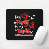 Herz Überlebender Krieger Ihr Kampf Unser Kampf He Mousepad (Mit Mouse)