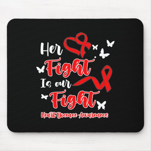 Herz Überlebender Krieger Ihr Kampf Unser Kampf He Mousepad (Vorne)