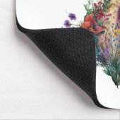 Herz überwuchert mit Blumen (Ausschnitt) - Anatomi Mousepad (Ecke)