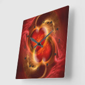 Herz um Herz + Uhr Gesicht (Winkel)