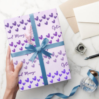 Herz-Umschlagpapier Geschenkpapier