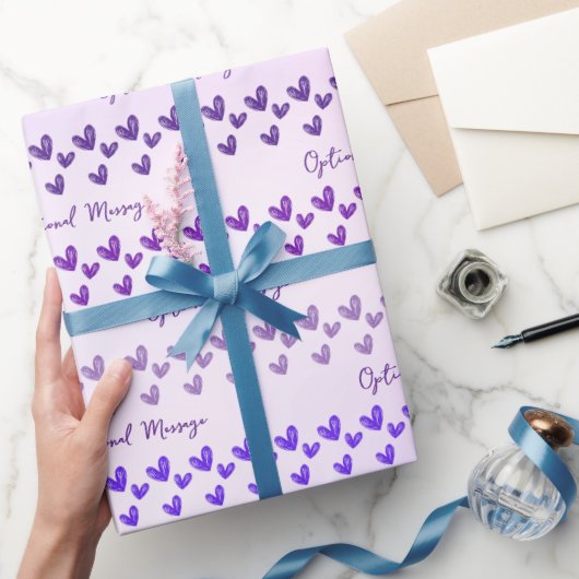 Herz-Umschlagpapier Geschenkpapier (Schenken)