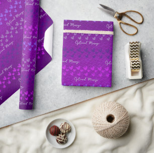 Herz-Umschlagpapier Geschenkpapier