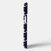 Herz- und Ankermuster Case-Mate iPhone Hülle (Rückseite / Rechts)