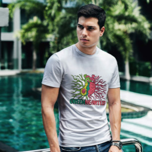 Herz-und Avocado-System T-Shirt