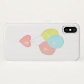 Herz und Ballons Case-Mate iPhone Hülle (Rückseite (Horizontal))