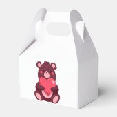 Herz und Bär süß Geschenkschachtel (Rückseite)