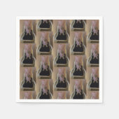 Herz und Bären Serviette (Vorderseite)