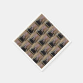 Herz und Bären Serviette (Ecke)