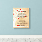 Herz und Bäume Hochzeiten Stimmen auf der Leinwand (Insitu (Holzboden))