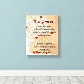 Herz und Bäume Hochzeiten Stimmen auf der Leinwand (Insitu (Holzboden))