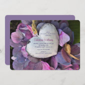 Herz und Blume Einladung (Vorne/Hinten)