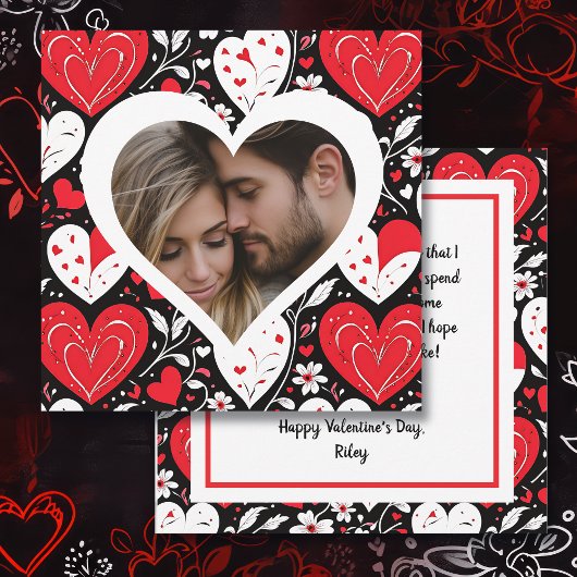 Herz und Blume Foto Valentinstag