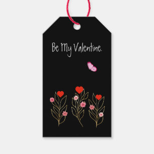 Herz und Blume Geschenkanhänger