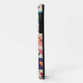 Herz und Blume quilt Case-Mate iPhone Hülle (Hinten/Links)