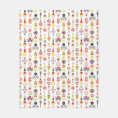 Herz und Blume Rot und Schwarz Niedlich Minimalist Fleecedecke (Vorderseite)