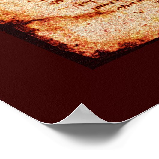 Herz und Blutgefäße , braune Leinwand Poster (Ecke)