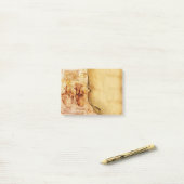 Herz und Blutgefäße Medizinisches Pergament Post-it Klebezettel (Auf Schreibtisch)