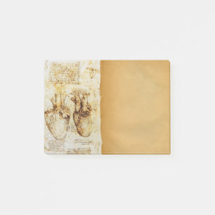 Herz und Blutgefäße Medizinisches Pergament Post-it Klebezettel