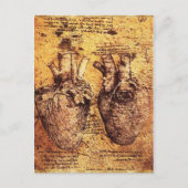 Herz und Blutgefäße Postkarte (Vorderseite)