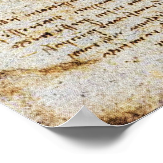 Herz und Blutgefäße, Sepia Poster