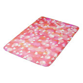 Herz und Bokeh Badematte (Schrägansicht)