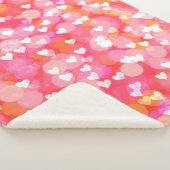 Herz und Bokeh Sherpadecke (3/4)