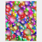 Herz und Bubbles Fleece Blanket (Vorderseite)