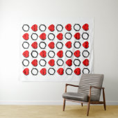 Herz und Dornenkrone Christlich Wandteppich (Beispiel (Horizontal))