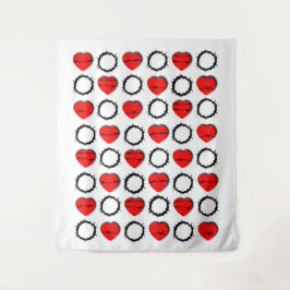 Herz und Dornenkrone Christlich Wandteppich