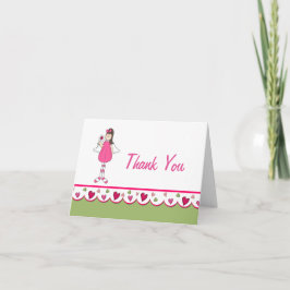 Herz und Engel Vielen Dank Note Card Dankeskarte