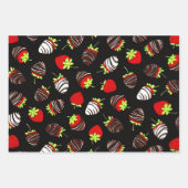 Herz- und Erdbeerensammlung Geschenkpapier Set (Vorderseite)