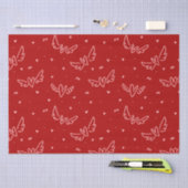 Herz und Flügel in Rot Seidenpapier (Handwerk)