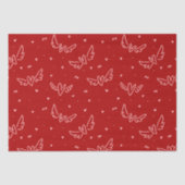 Herz und Flügel in Rot Seidenpapier (Vorderseite)