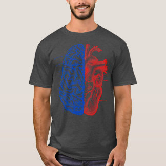 Herz und Gehirn T-Shirt