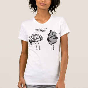 Herz und Gehirn T-Shirt