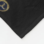 Herz und Gepäck Fleece Blanket (Ecke)