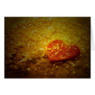 Herz und Glitzer auf der Vintagen Buchseite Stilll