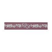 Herz und Glitzer - Lavendel Einladungsbanderole (Flach)