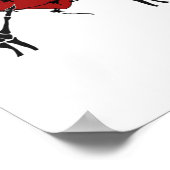 Herz und Hände - Skelett Herz Hände Poster (Ecke)