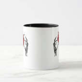 Herz und Hände - Skelett Herz Hände Tasse (Zentrum)